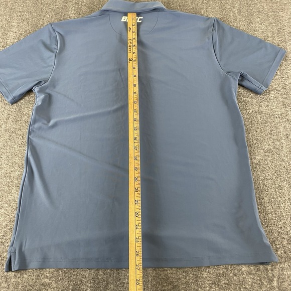 Black Rifle Coffee Company BRCC Men's Medium Gray Performance Polo Shirt - Picture 8 of 8